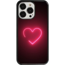 Coque iPhone 13 Pro - Valentine 2023 single neon heart