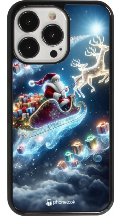 Coque iPhone 13 Pro - Noël 2023 Père Noël enchanté