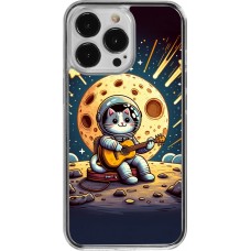 Coque iPhone 13 Pro - Plastique transparent AstroCat RockLune