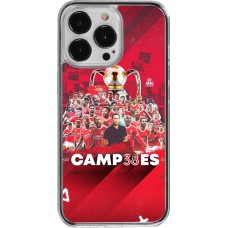 Coque iPhone 13 Pro - Plastique transparent Benfica Campeoes 2023