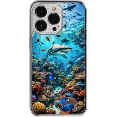 Coque iPhone 13 Pro - Plastique transparent Bora Bora Mer et Merveilles