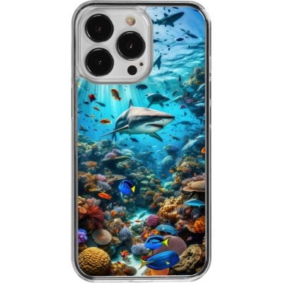 Coque iPhone 13 Pro - Plastique transparent Bora Bora Mer et Merveilles