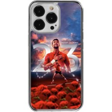 Coque iPhone 13 Pro - Plastique transparent Djokovic 23 Grand Slam