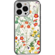 Coque iPhone 13 Pro - Plastique transparent Flora Botanical Wildlife