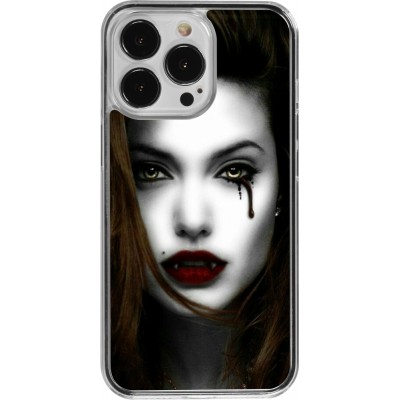 Coque iPhone 13 Pro - Plastique transparent Halloween 2023 gothic vampire