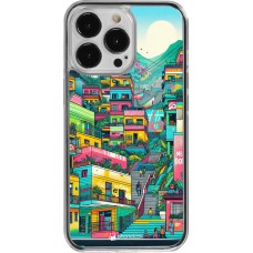 Coque iPhone 13 Pro - Plastique transparent Medellin Comuna 13 Art