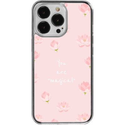 Coque iPhone 13 Pro - Plastique transparent Mom 2023 your are magical