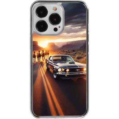 Coque iPhone 13 Pro - Plastique transparent Mustang 69 Grand Canyon