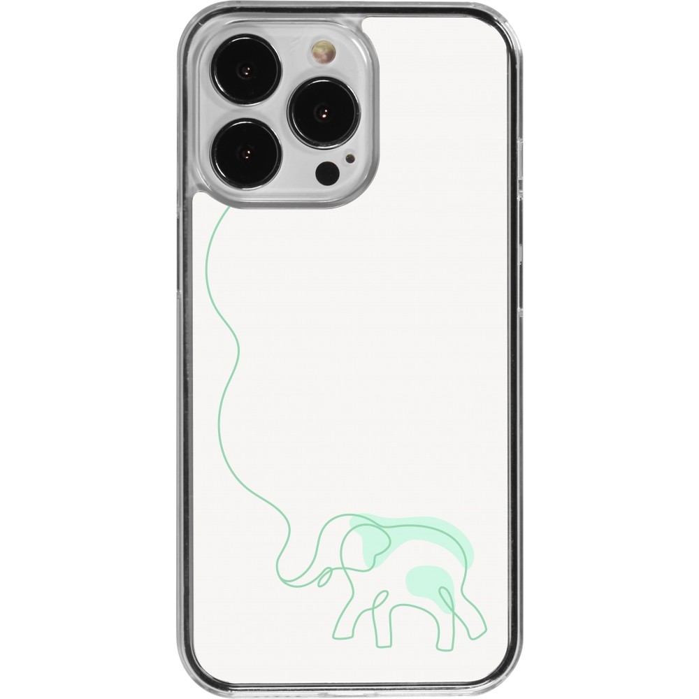 Coque iPhone 13 Pro - Plastique transparent Spring 23 baby elephant