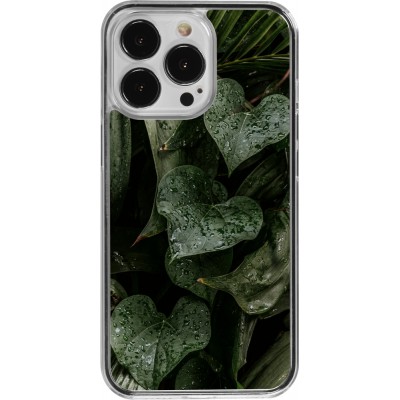 Coque iPhone 13 Pro - Plastique transparent Spring 23 fresh plants