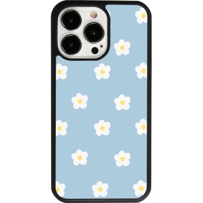 Coque iPhone 13 Pro - Silicone rigide noir Easter 2024 daisy flower