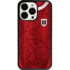 iPhone 13 Pro Case Hülle - Silikon schwarz Austria personalisierbares Fussballtrikot