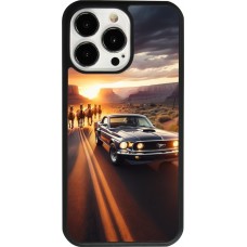 Coque iPhone 13 Pro - Silicone rigide noir Mustang 69 Grand Canyon