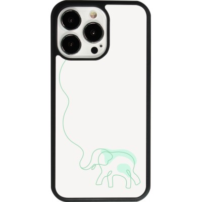 Coque iPhone 13 Pro - Silicone rigide noir Spring 23 baby elephant