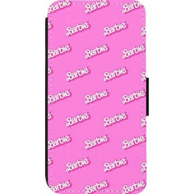 Coque iPhone 13 Pro - Wallet noir Barbie Pattern