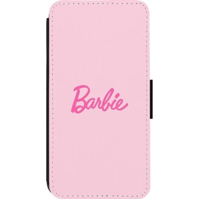 Coque iPhone 13 Pro - Wallet noir Barbie Text