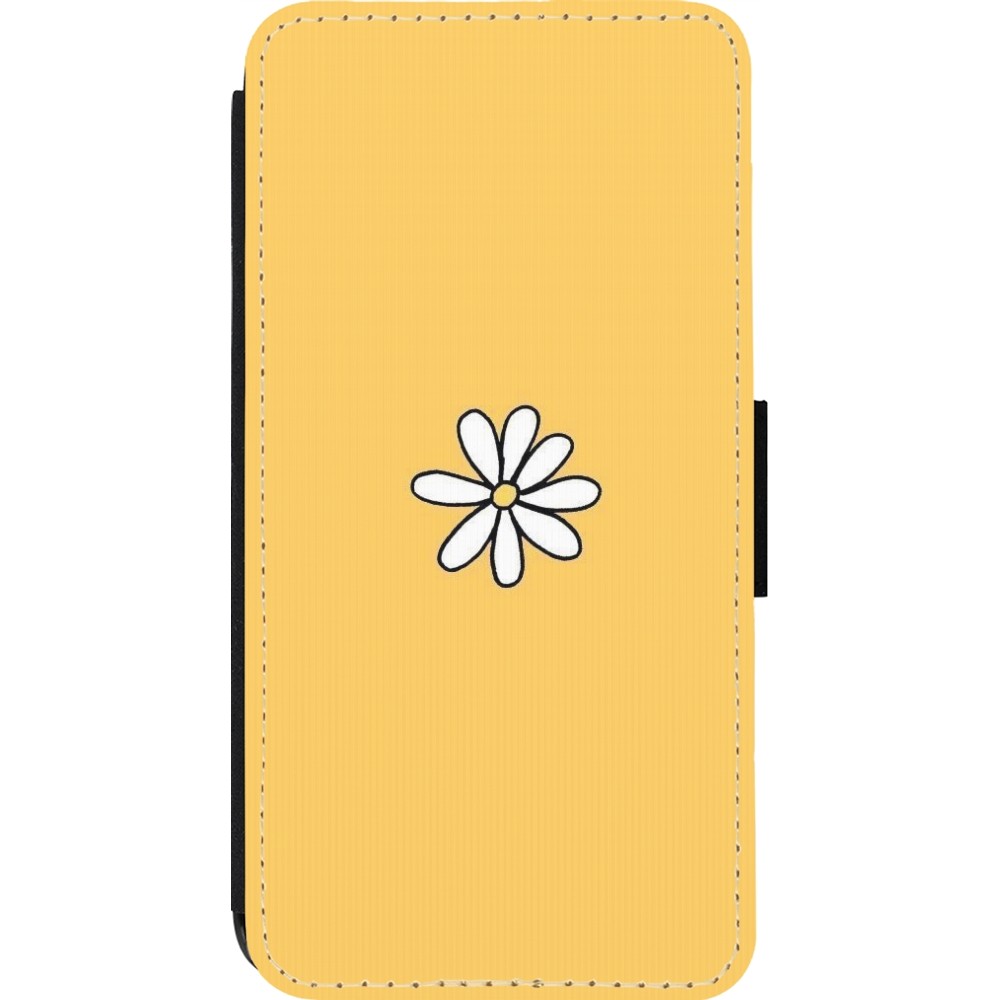 Coque iPhone 13 Pro - Wallet noir Easter 2023 daisy