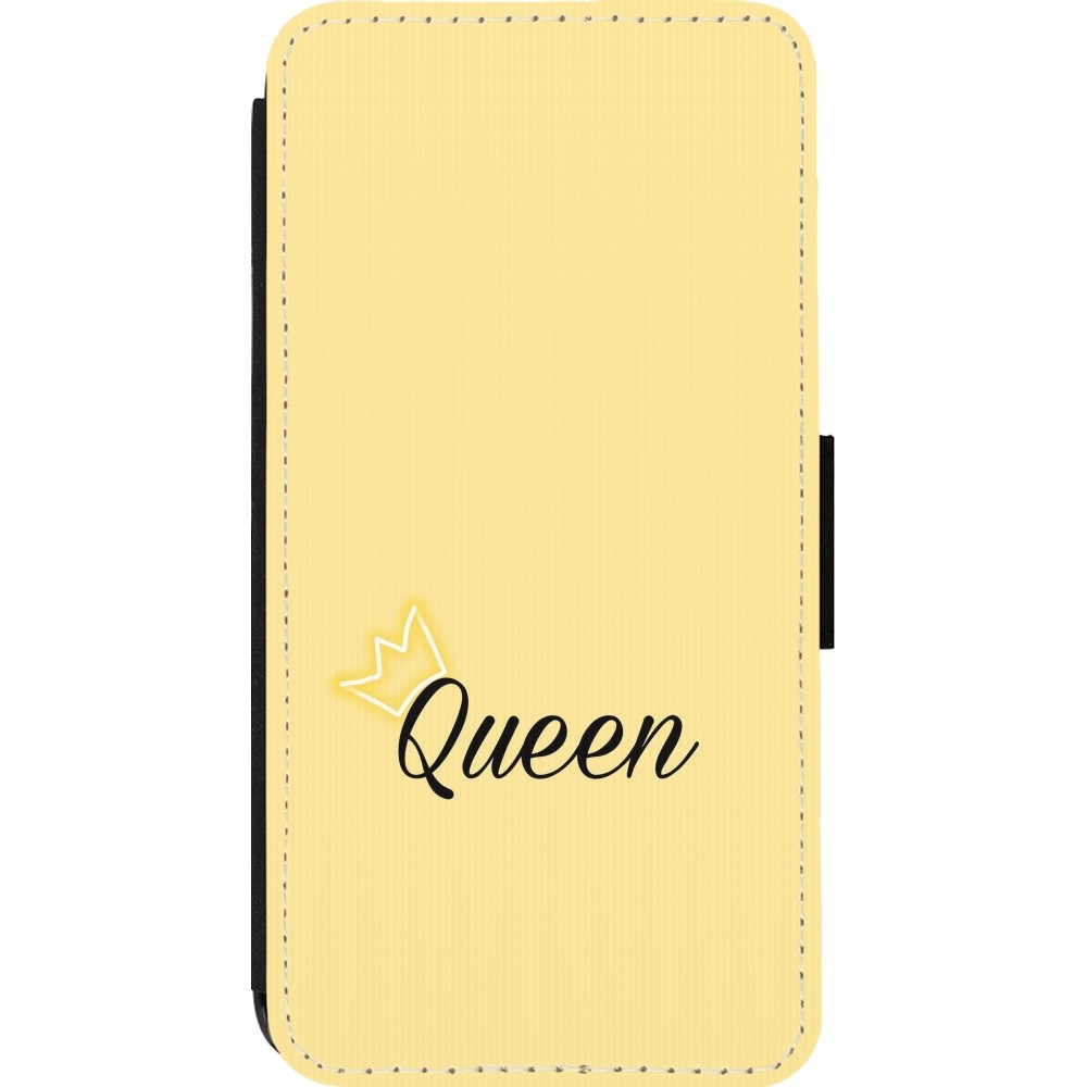 Coque iPhone 13 Pro - Wallet noir Mom 2024 Queen