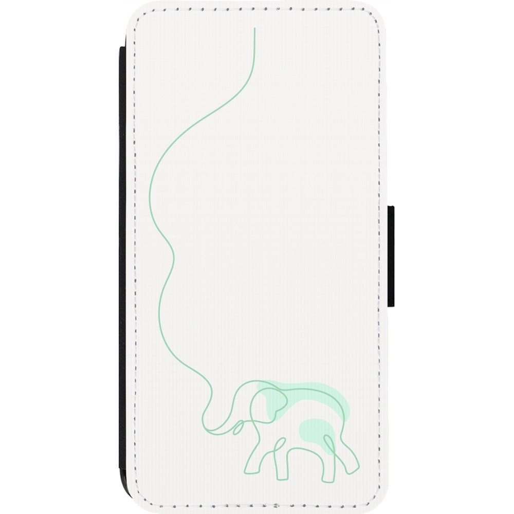 Coque iPhone 13 Pro - Wallet noir Spring 23 baby elephant