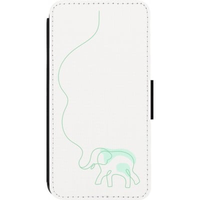 Coque iPhone 13 Pro - Wallet noir Spring 23 baby elephant