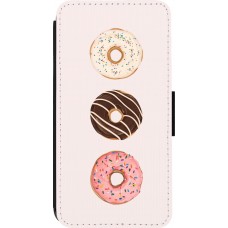 Coque iPhone 13 Pro - Wallet noir Spring 23 donuts