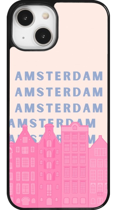 Coque iPhone 14 - Amsterdam Pink Print