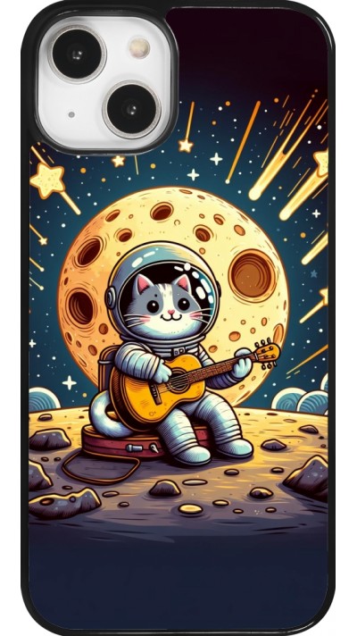 Coque iPhone 14 - AstroCat RockLune