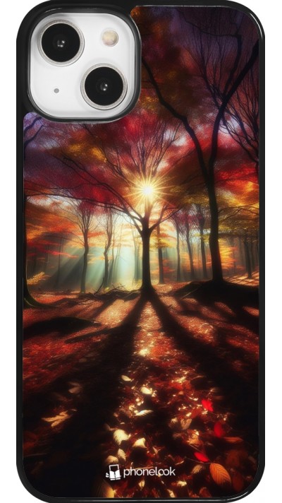 Coque iPhone 14 - Automne doré glare