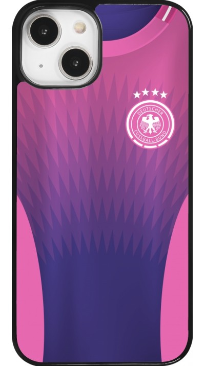 Coque iPhone 14 - Maillot de football Allemagne Extérieur personnalisable