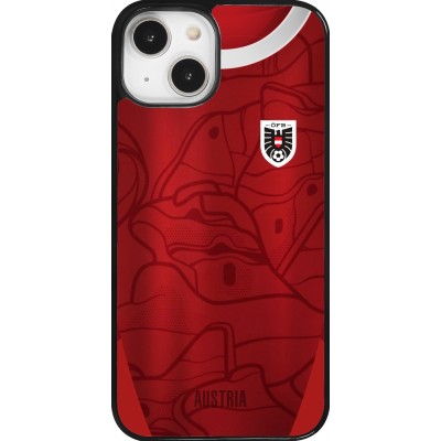 Coque iPhone 14 - Maillot de football Autriche personnalisable