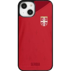 Coque iPhone 14 - Maillot de football Serbie 2022 personnalisable