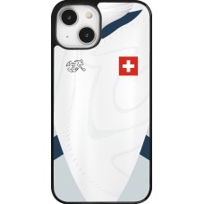 Coque iPhone 14 - Maillot de football Suisse Extérieur personnalisable