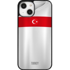 Coque iPhone 14 - Maillot de football Turquie personnalisable