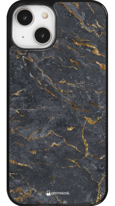 Coque iPhone 14 - Grey Gold Marble