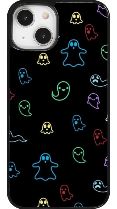 Coque iPhone 14 - Halloween 2024 colorful ghosts