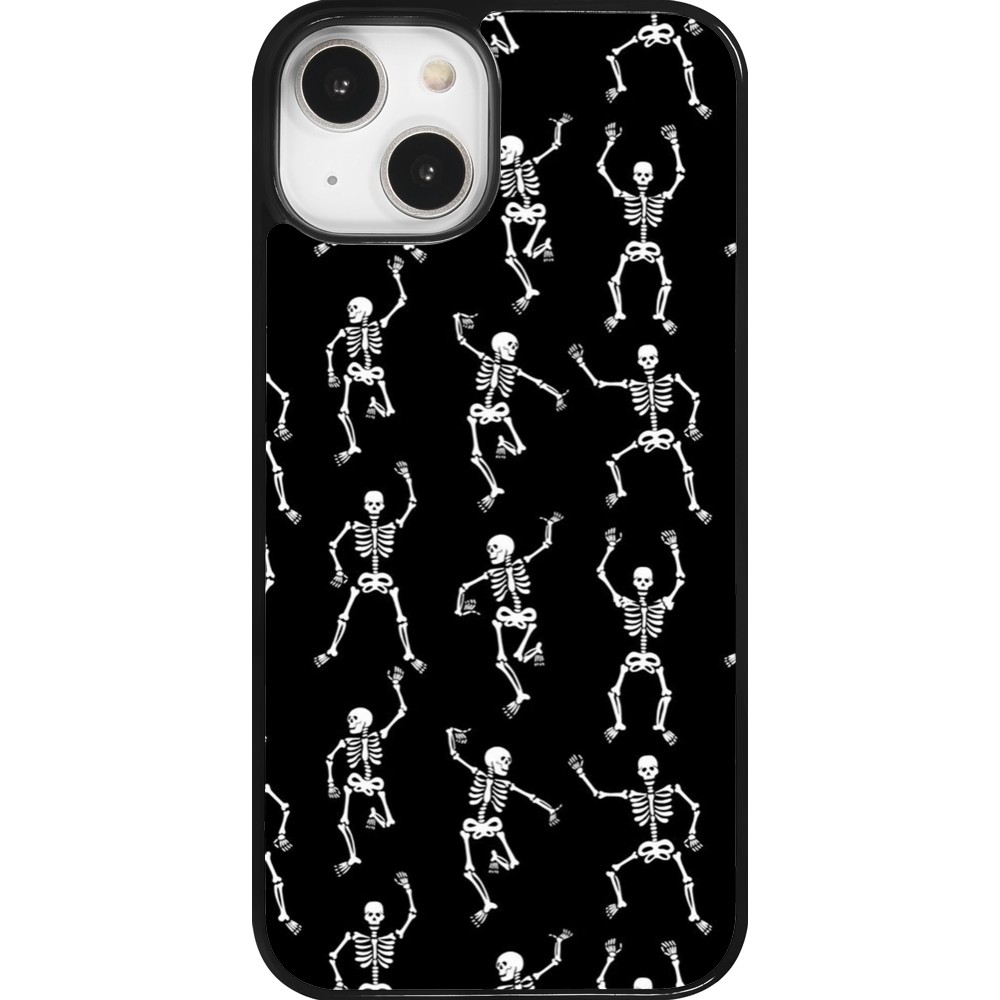 iPhone 14 Case Hülle - Halloween 2024 dancing skeleton