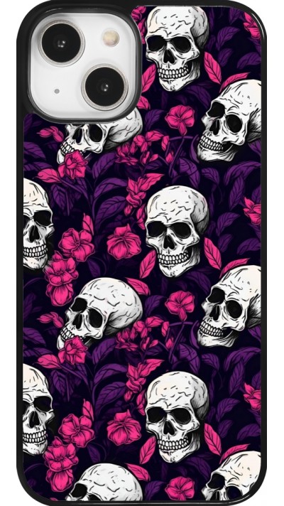 Coque iPhone 14 - Halloween 2024 romantic skulls