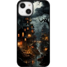 Coque iPhone 14 - Halloween 2024 scary town