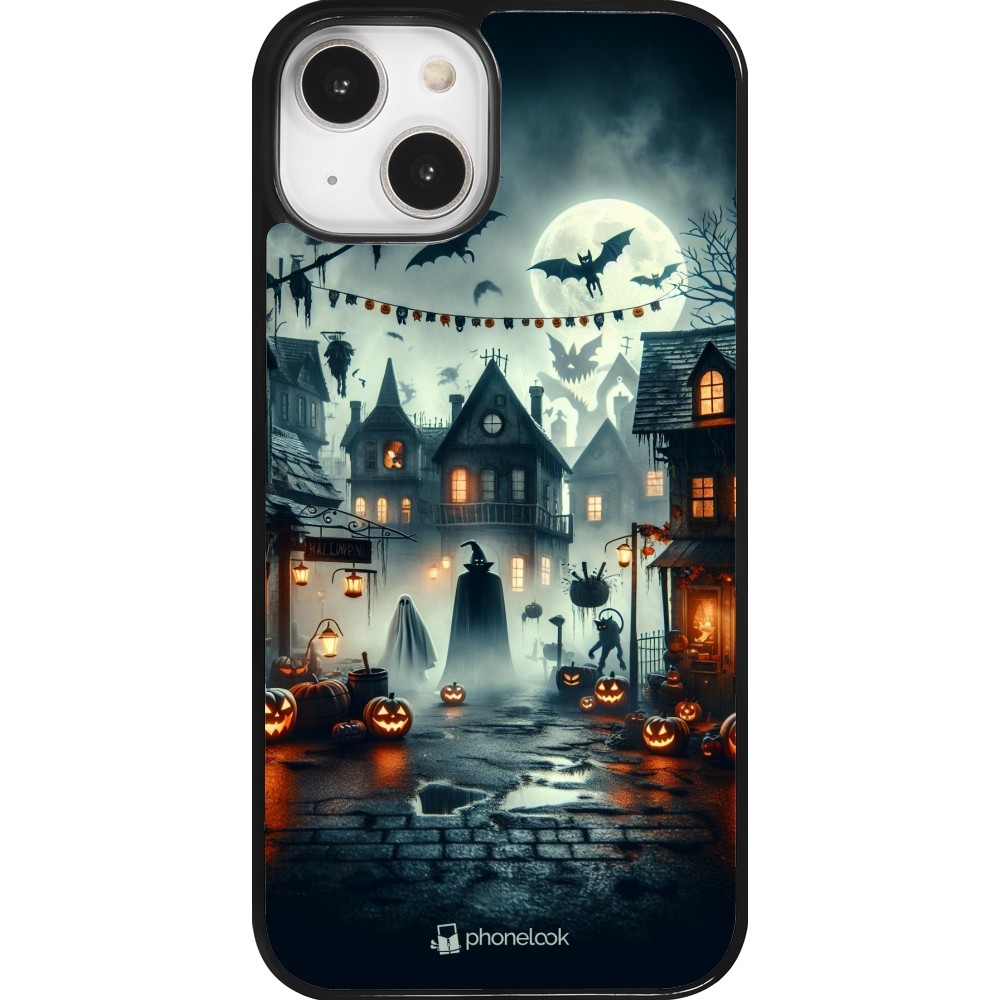 iPhone 14 Case Hülle - Halloween Spukstadt