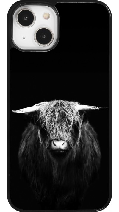 Coque iPhone 14 - Highland calf black