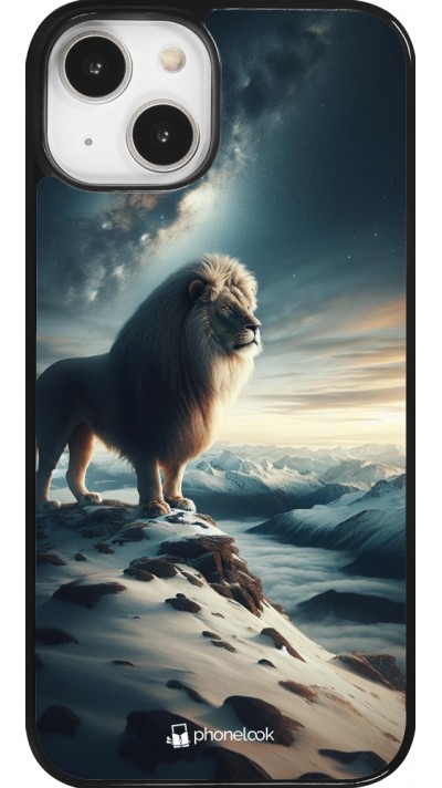 Coque iPhone 14 - Le lion blanc