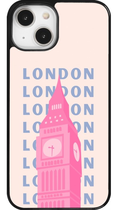 Coque iPhone 14 - London Pink Print