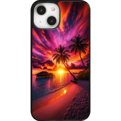 Coque iPhone 14 - Maldives Dusk Bliss