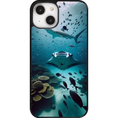 Coque iPhone 14 - Manta Lagon Nettoyage