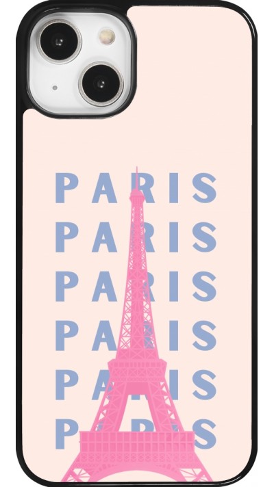 Coque iPhone 14 - Paris Pink Print