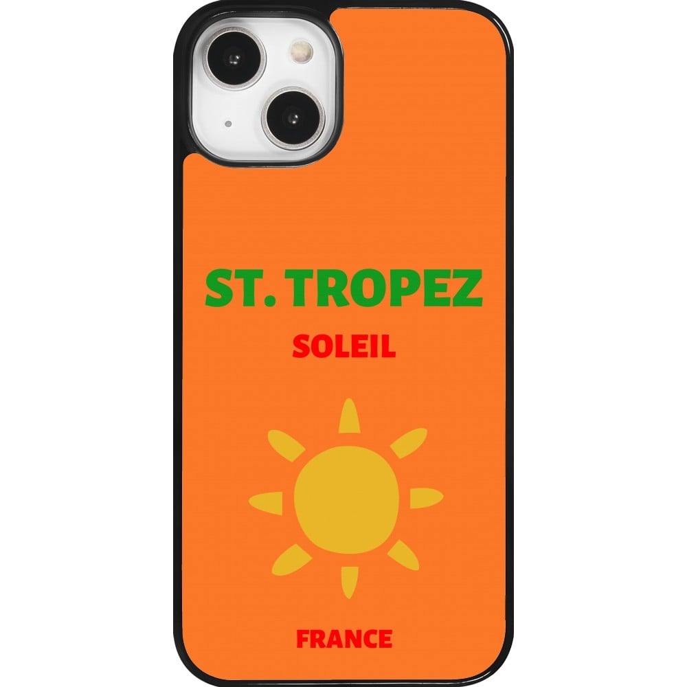 Coque iPhone 14 - Pop Summer Destination St-Tropez