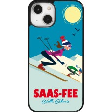 Coque iPhone 14 - Saas-Fee Ski Downhill