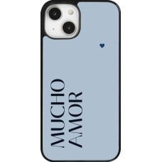 Coque iPhone 14 - Valentine 2024 mucho amor azul