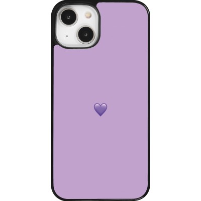 Coque iPhone 14 - Valentine 2023 purpule single heart