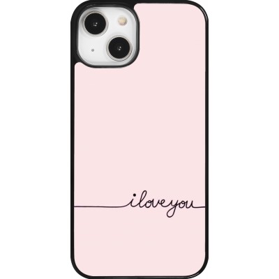 Coque iPhone 14 - Valentine 2023 i love you writing